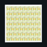 Margarita Summer Cocktail Mixed Drink Lime Green Pappersservett<br><div class="desc">Utformningen har en originalmarkör som illustrerar en klassisk margaritakacocktail med en saltfälg och en kila grönt kalk. En klassisk sommartid! Perfekt för en cocktail party, sommarpicknic, bachelorette, 21:a födelsedag eller Cinco de Mayo firande. Samordning av tillgängliga party-produkter. Denna margarita-illustration finns också på andra produkter. Ser du inte vad du är...</div>