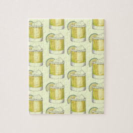 Margarita Summer Cocktail Mixed Drink Lime Green Pussel