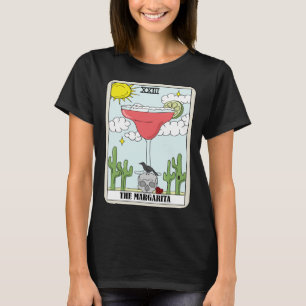 Margarita Tarot Card Alcohol Cocktail Drinking T Shirt