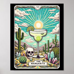 Margarita Tarot Card Cinco De Mayo Party Marga Poster