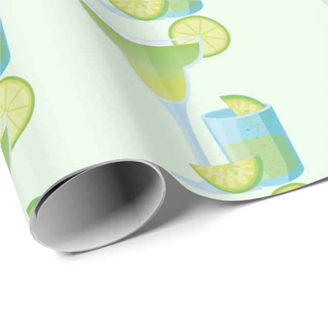 Margarita Tissue Paper Presentpapper (Rullad Hörn)