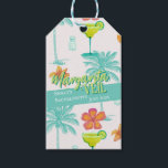 Margarita Veil Bachelorette Party Illustrated Presentetikett<br><div class="desc">Spice party med den här lekande "Margarita Veil"-designen - med ett handritat margaritasglas täckt med tropiska blommor och pub-accenter. Med sin roligt av grönt och blåtoner är denna design perfekt för brider som kärlek tacos,  tequila och firar i stil.</div>