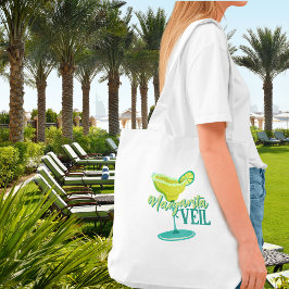 Margarita Veil Bachelorette Party Illustrated Tygkasse