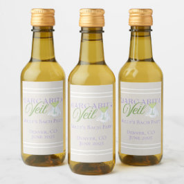 Margarita Veil - Roligt Bachelorette Party Vinetikett