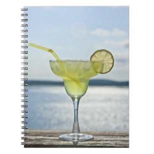 Margarita vid havet anteckningsbok med spiral