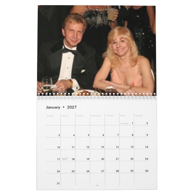 Margaritabollen Kalender (Jan 2027)