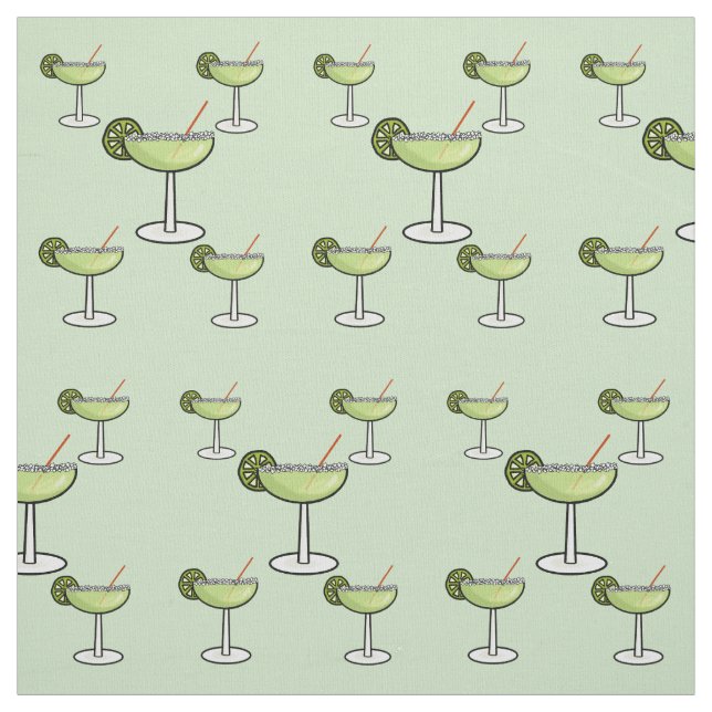 Margaritan dricker (med rimmade kanter) tyg (Provkarta)