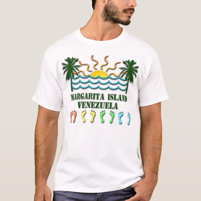 Margaritaö Venezuela Tee Shirt (Framsida)