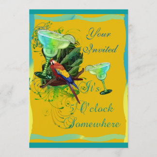 Margaritaparty Inbjudningar