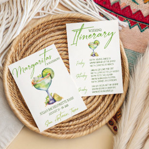 Margaritas & Matrimony Bachelorette Helg Party Inbjudningar