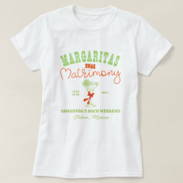 Margaritas & Matrimony Tulum Sängvätning T Shirt