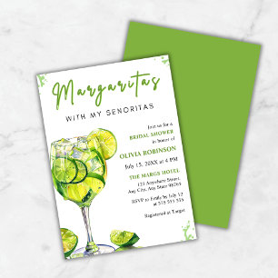Margaritas med min Möhippa Senoritas Fiesta Inbjudningar