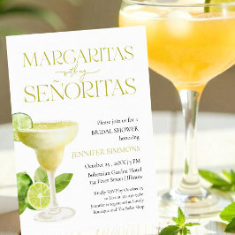 Margaritas med min Señoritas | Bachelorette Party Inbjudningar