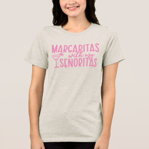 Margaritas med mina Senoritas Sängvätgruppspresent T Shirt