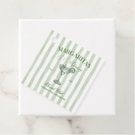 Margaritas och Bröllop Randig Skojbrudskväll Gåvor Etiketter