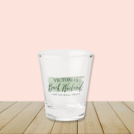 Margaritas och Matrimony Bach Party Shot Glass