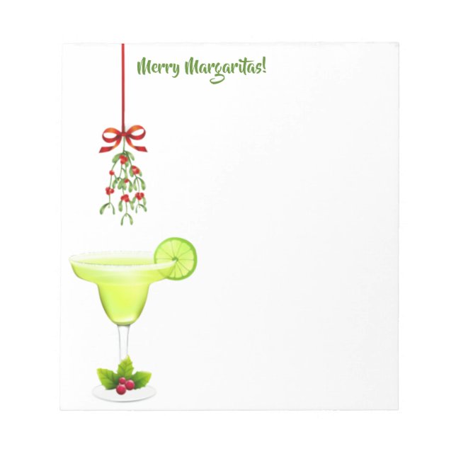 Margaritas och Mistletoe-julen Anteckningsblock (Framsida)