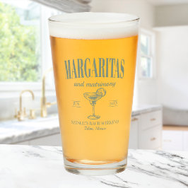 Margaritas och Personlig Bachelorette Glaskopp