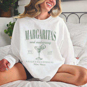 Margaritas och Personlig Bachelorette T Shirt
