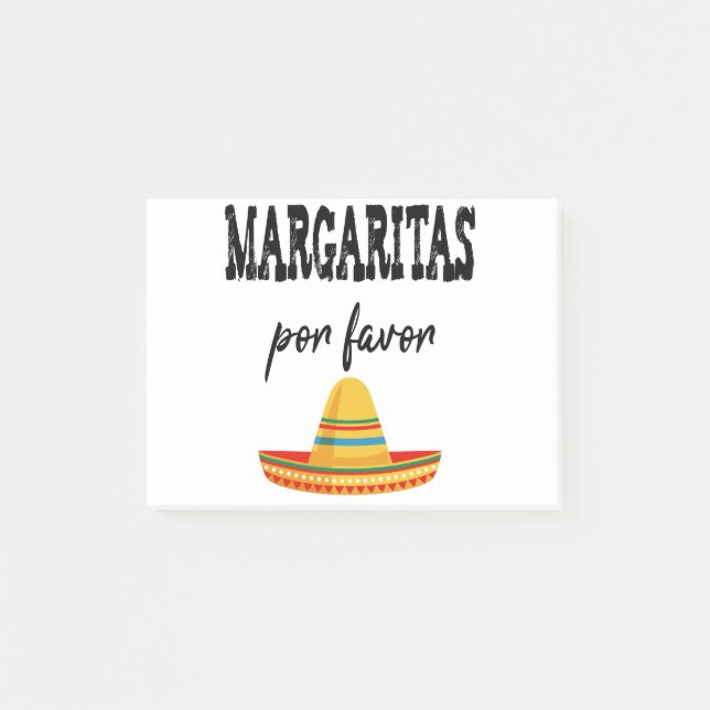 Margaritas Por Favor Cinco De Mayo 2021 Post-it Block (Framsida)