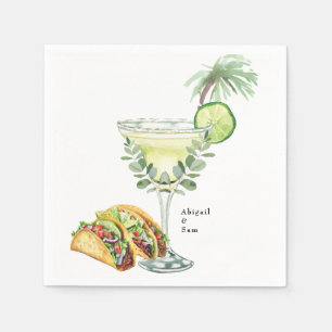 Margaritas & Tacos Tropical Möhippa Pappersservett