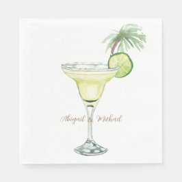 Margaritas Tropical lite Namn Luncheon Pappersservett