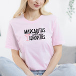 ’Margaritas with my Senoritas’ - Final Fiesta T-Sh T Shirt<br><div class="desc">Beställ den här garantin för din Fiesta-temerade bachelorette helg och samordna med Bride som säger "Min slutliga fiesta". Kolla in det här och andra produkter i 'Final Fiesta'-samlingen i PetalandStemsEvents.</div>