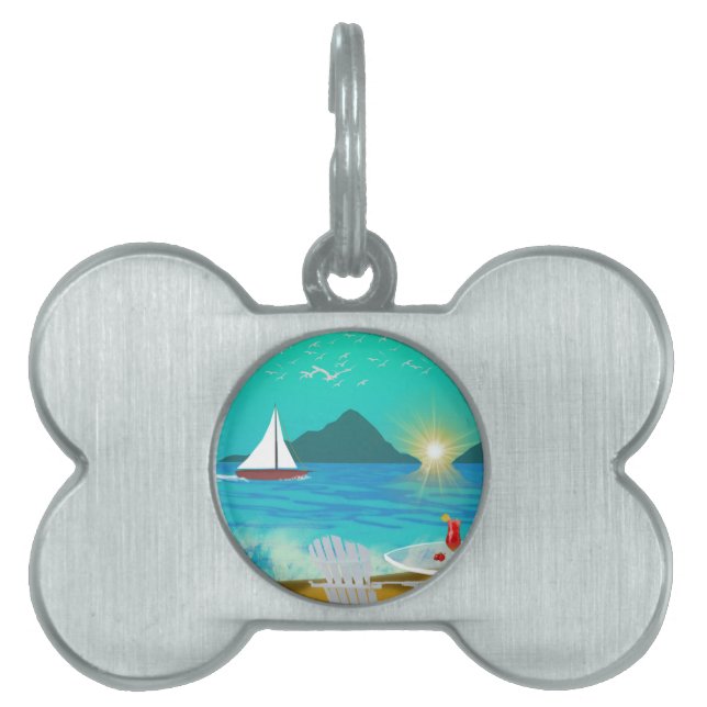 Margaritaville Namnbricka Husdjur (Framsidan)