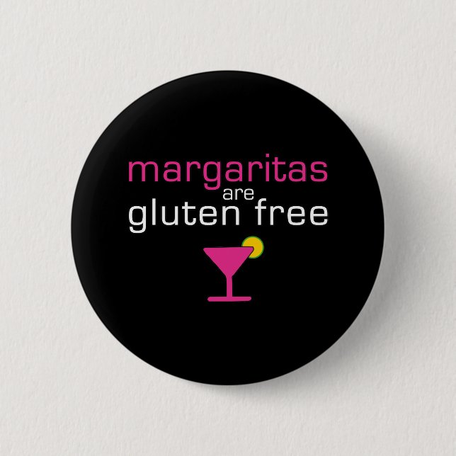 Margaritor är fri Gluten Knapp (Framsida)