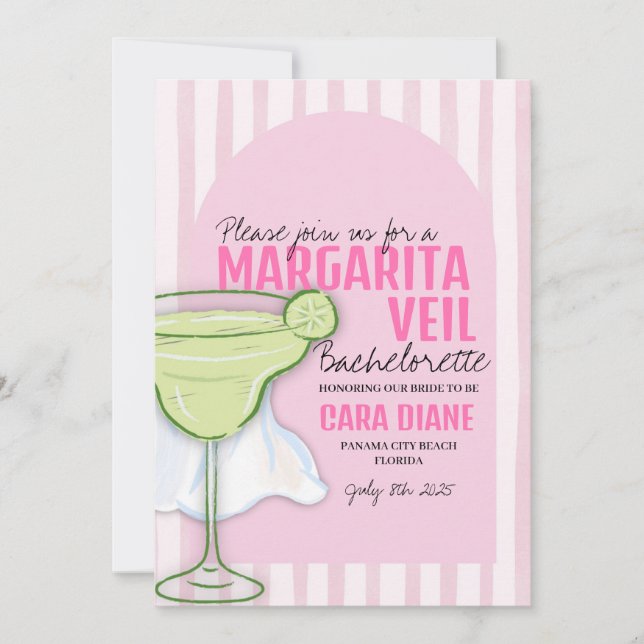 Margartia Veil Inbjudningar (Framsida)