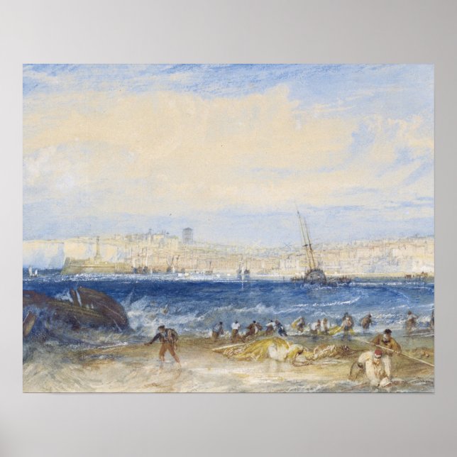 Margate, c.1822 (w/c på papper) poster (Framsidan)