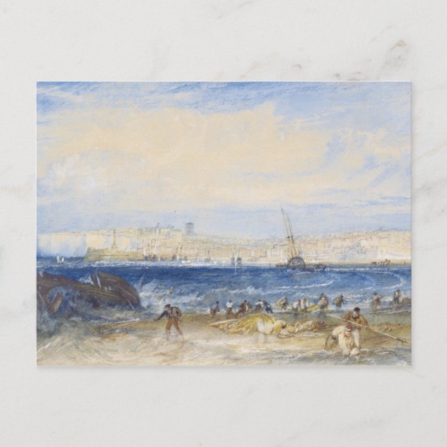 Margate, c.1822 (w/c på papper) vykort (Framsida)
