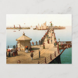 Margate Jetty Vintage British Seaside Vykort
