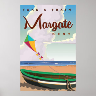 Margate Kent vintage resor poster