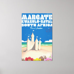 Margate Kwazulu Natal Sydafrika reser trycket Canvastryck