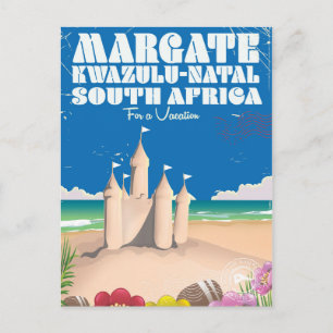 Margate, KwaZulu-Natal Sydafrika reseskiss Vykort