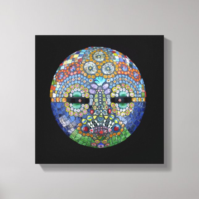 Marge Mosaic Mask Canvastryck (Framsida)