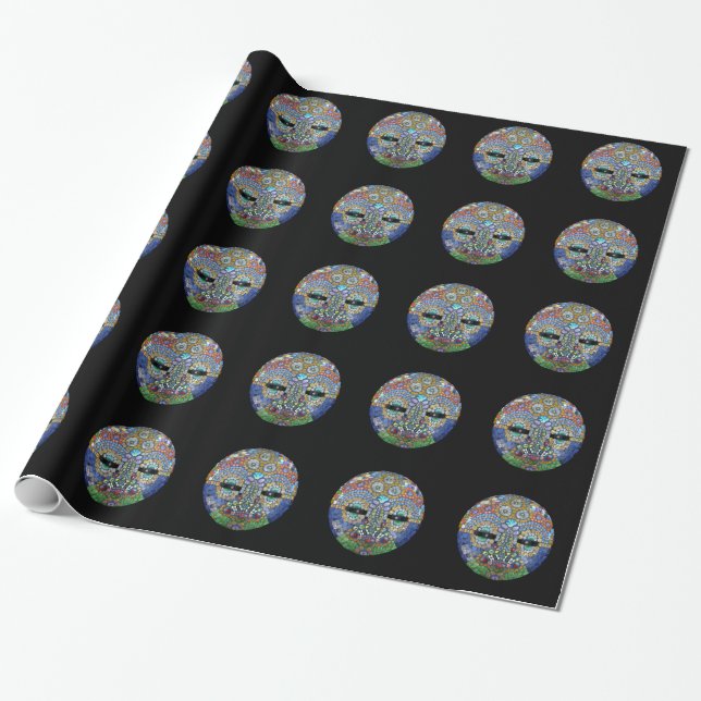 Marge Mosaic Mask Presentpapper (Utrullad)