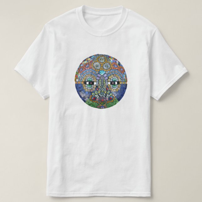 Marge Mosaic Mask T-shirt (Design framsida)