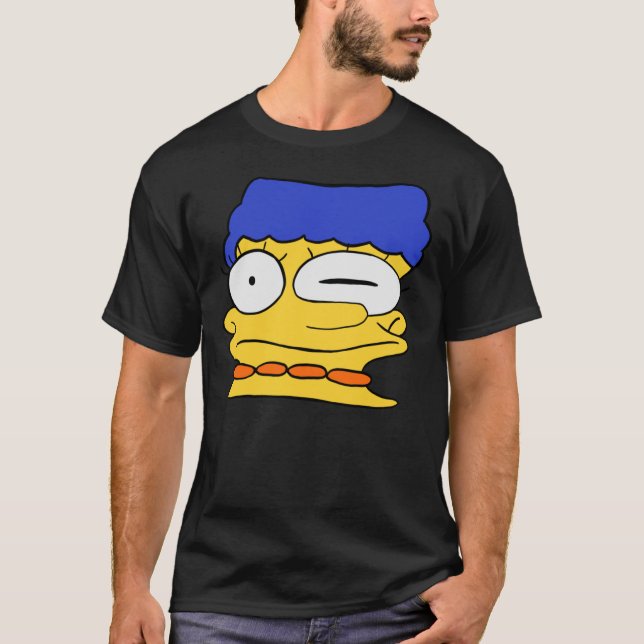 Marge Utfall ansikte Classic T-Shirt (Framsida)