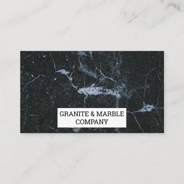 Marged Slab | Granite Company Visitkort (Framsida)