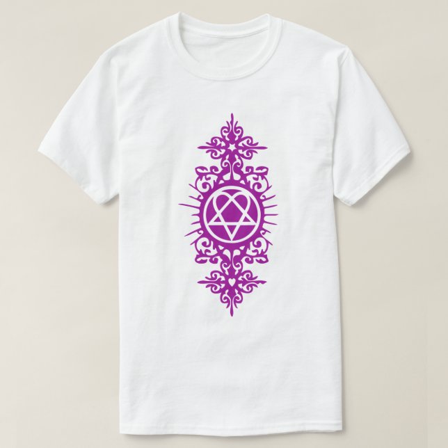 Margera Heartagram T Shirt (Design framsida)