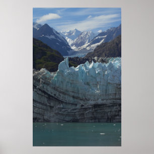 Margerie glaciär Alaska Poster