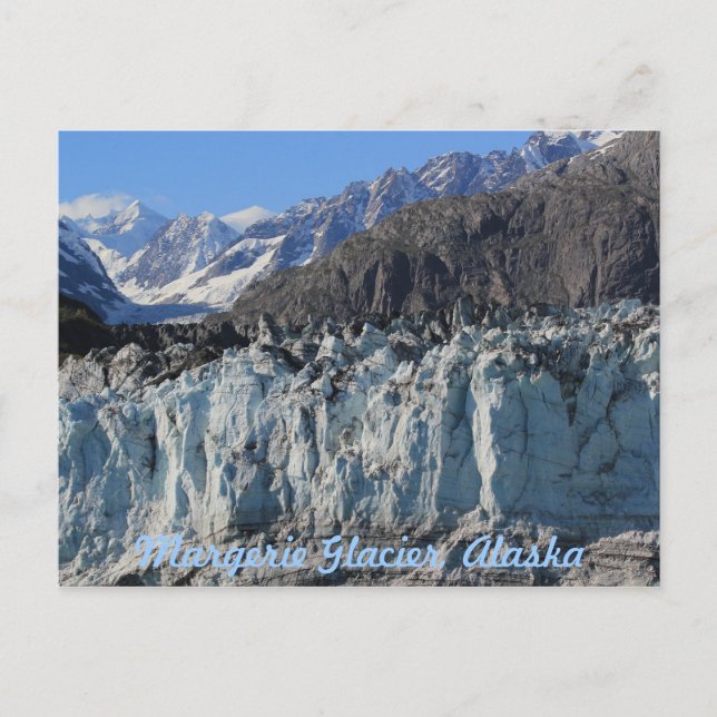 Margerie Glacier, Alaska vykort (Framsida)