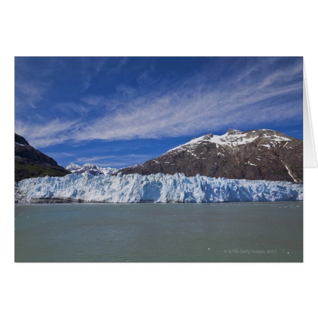 Margerie Glacier in Glacier Bay NP Hälsningskort (Framsidan Horizontal)