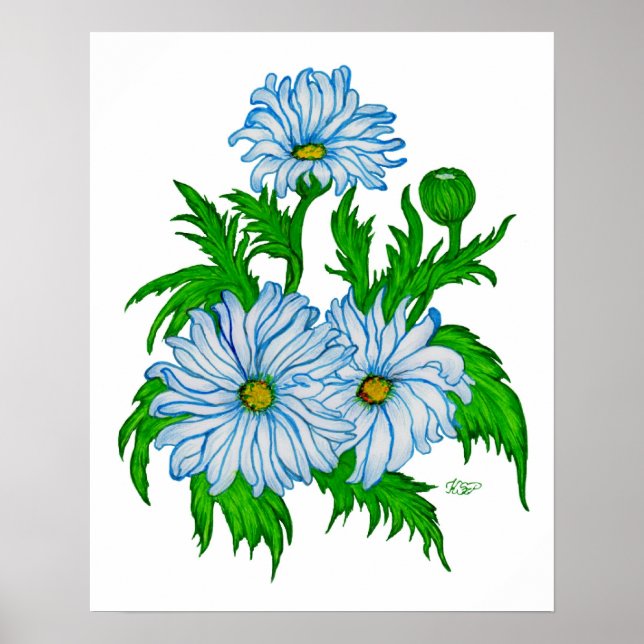 Margeritblomma Poster (Framsidan)