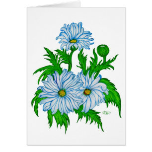 Margeriten Blume Hälsningskort