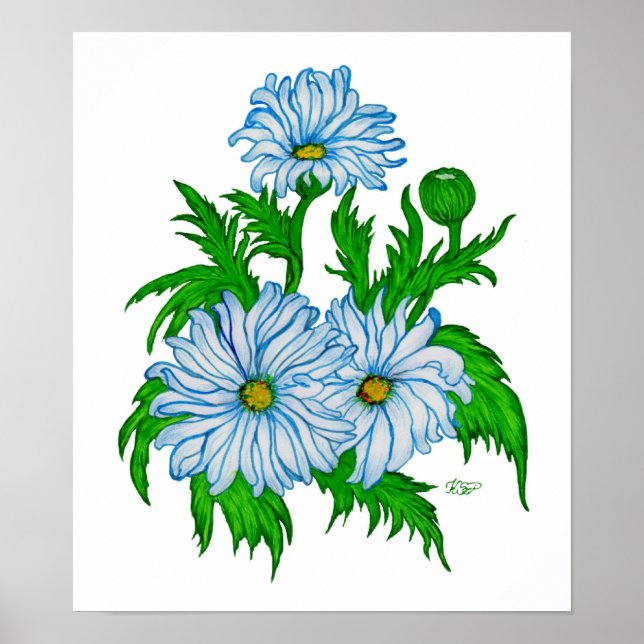 Margeriten Blume Poster (Framsidan)