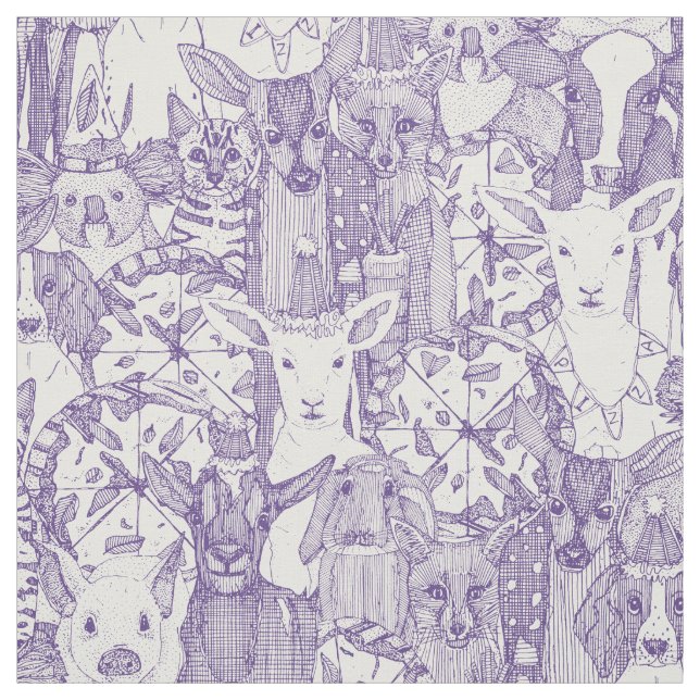 margherita menagerie pizza party tyg (Provkarta)