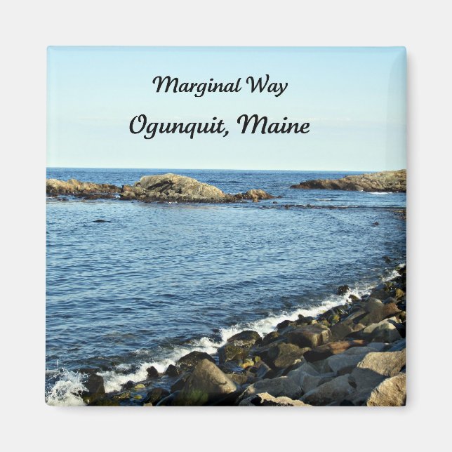 Marginal Way, Ogunexit, Maine Magnet (Framsidan)